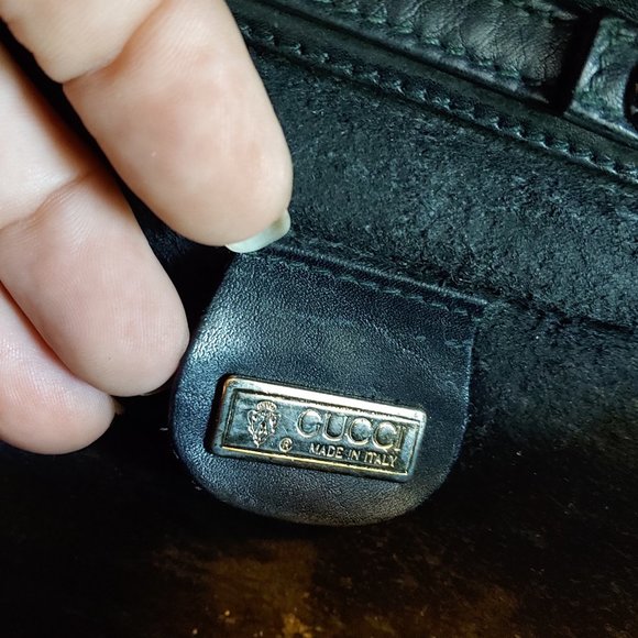 GUCCI Small Crossbody Convertible Clutch Black - Picture 9 of 14